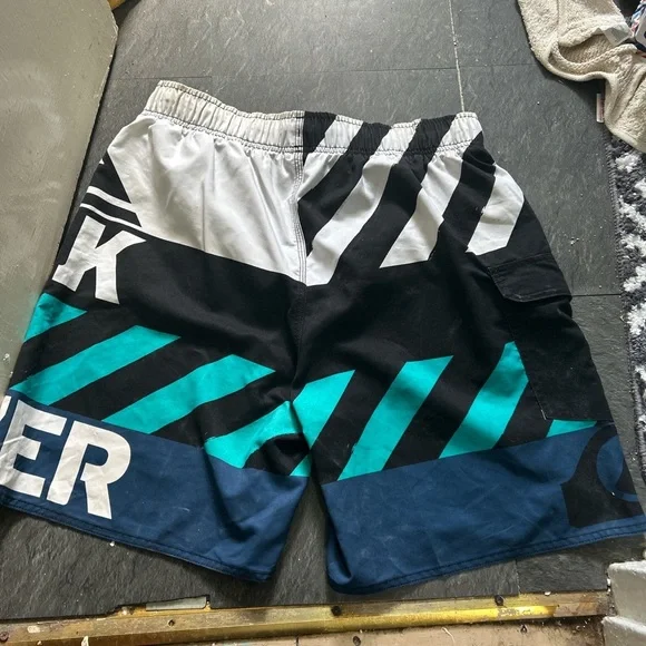 y2k early 2000’s Quiksilver Quicksilver swimming surf beach Board shorts - Picture 2 of 6